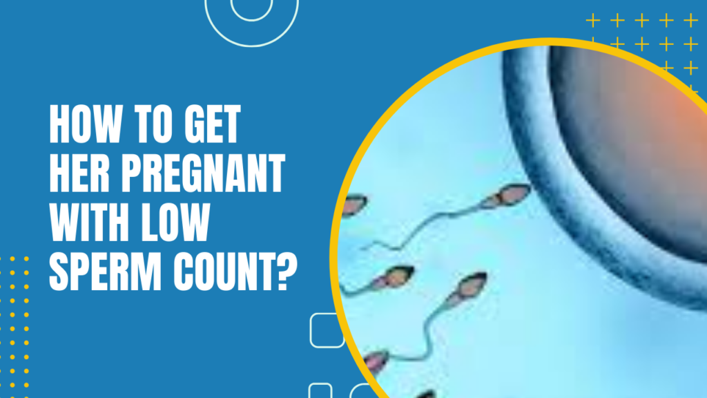 How To Get Her Pregnant With Low Sperm Count?