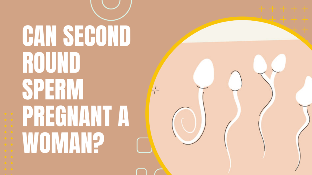 Can Second Round Sperm Pregnant A Woman?
