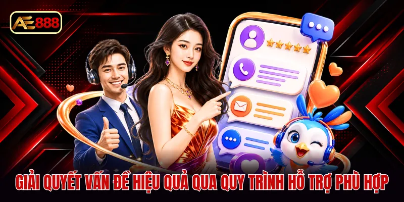Giải quyết vấn đề hiệu quả qua quy trình hỗ trợ phù hợp