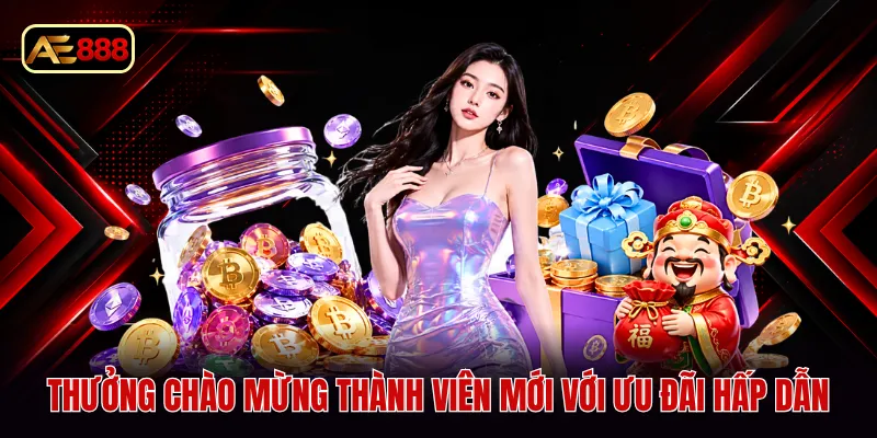 Thưởng chào mừng thành viên mới với ưu đãi hấp dẫn